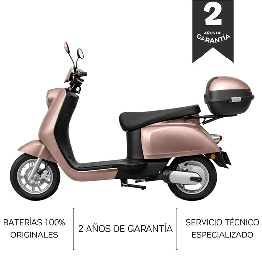 BICIMOTO ELÉCTRICA MOVEEN URBAN 4 VINTAGE LITHIUM EXTRAIBLE + CAJUELA GRATIS