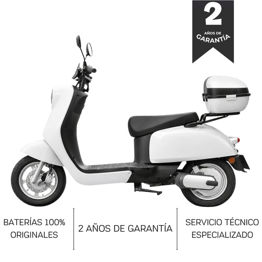 BICIMOTO ELÉCTRICA MOVEEN URBAN 4 VINTAGE LITHIUM EXTRAIBLE + CAJUELA GRATIS