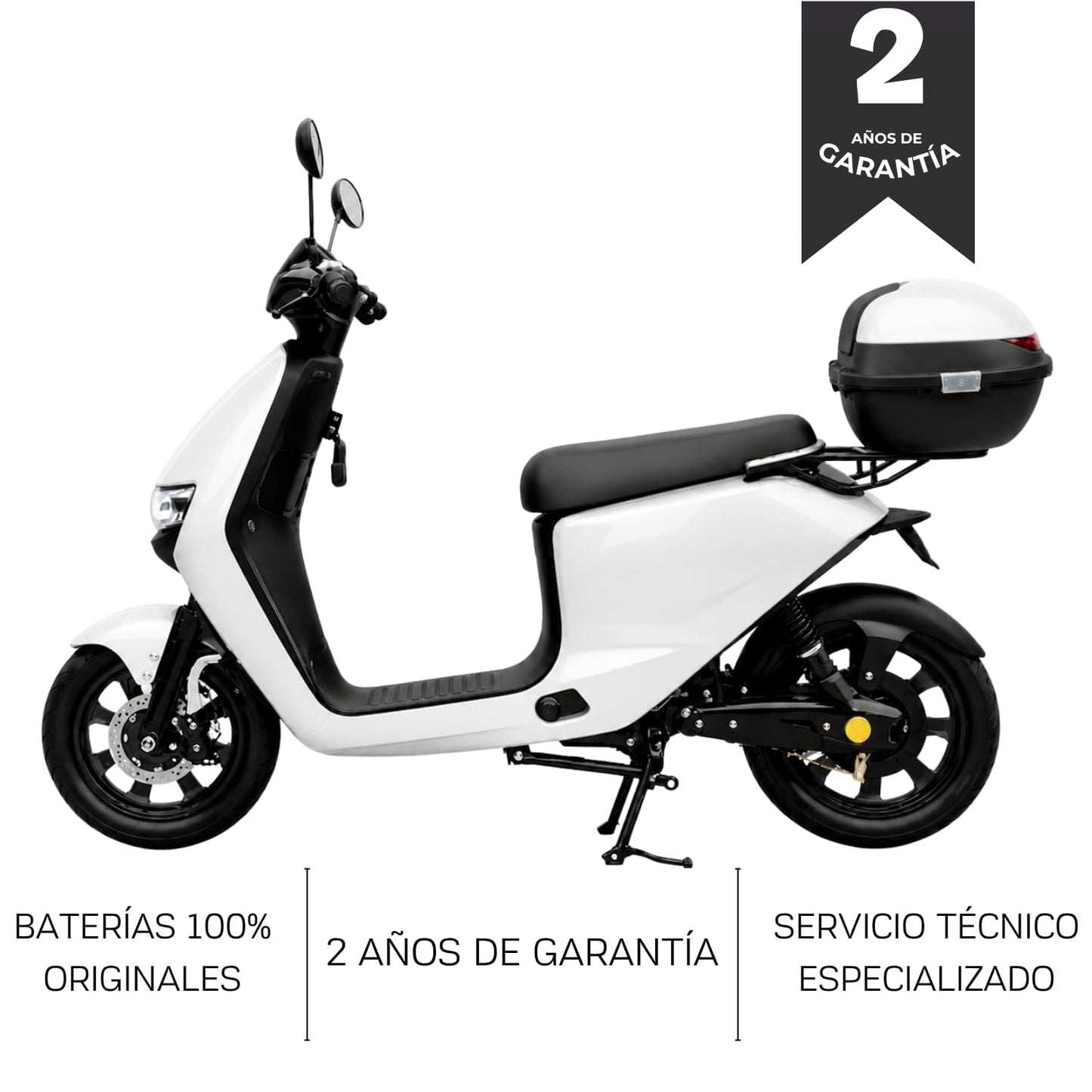 BICIMOTO ELÉCTRICA MOVEEN URBAN VENUS LITHIUM EXTRAIBLE + CAJUELA GRATIS
