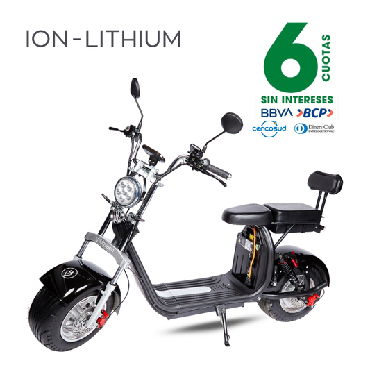 MOTO ELÉCTRICA ROAD KING 2 COLOR NEGRO