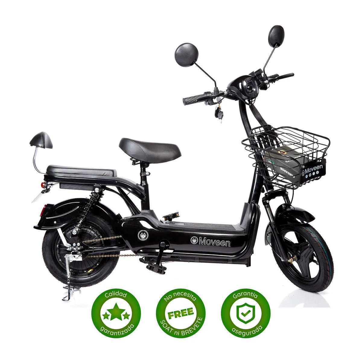 BICIMOTO ELECTRICA MED URBAN SPARK NEGRO