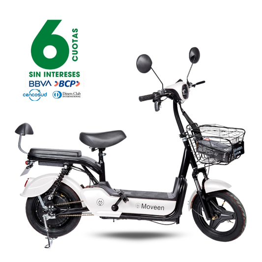 BICIMOTO ELECTRICA MED URBAN SPARK BLANCO