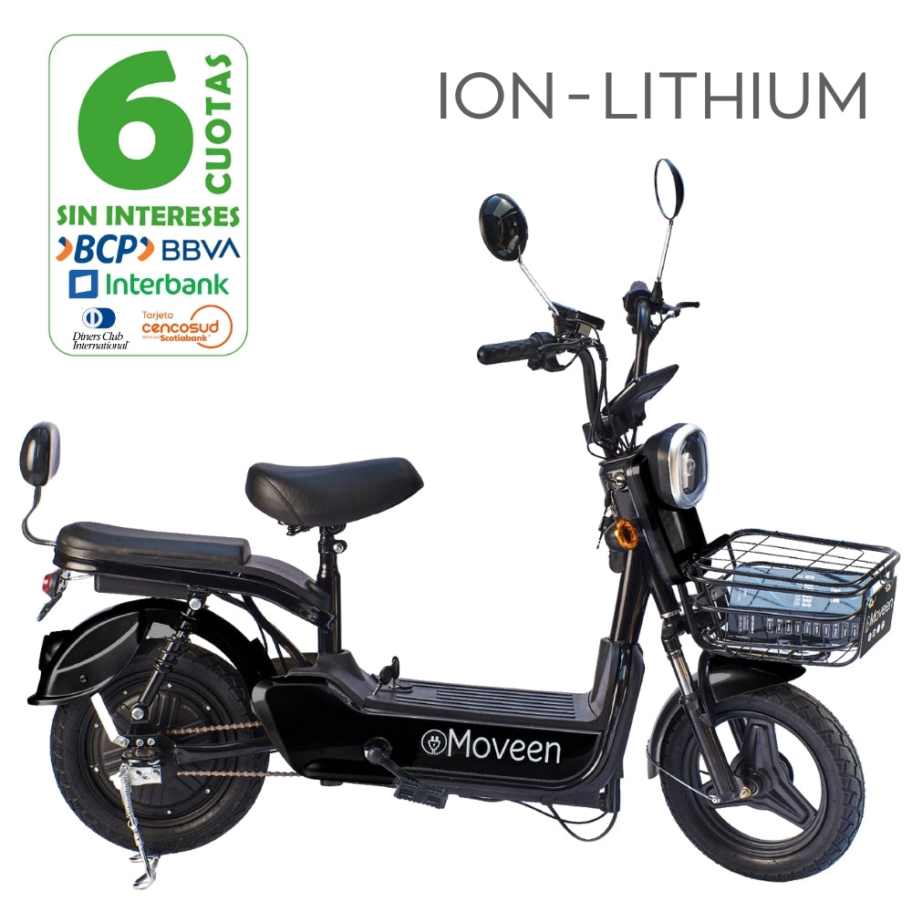BICIMOTO ELECTRICA MED URBAN 2 LITHIUM NEGRO