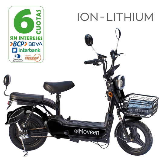 BICIMOTO ELECTRICA MED URBAN 2 LITHIUM NEGRO