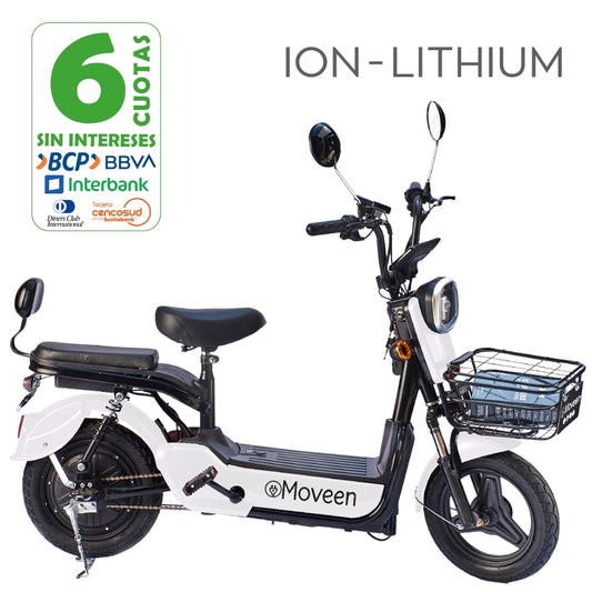 BICIMOTO ELECTRICA MED URBAN 2 LITHIUM BLANCO