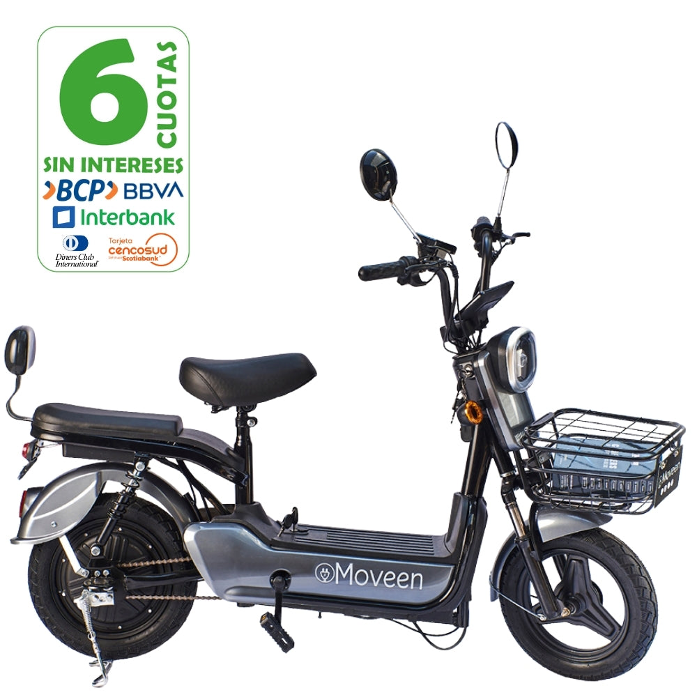 BICIMOTO ELECTRICA MED URBAN 2 PLOMO