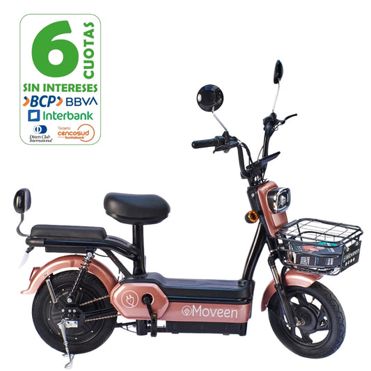 BICIMOTO ELECTRICA MED URBAN 2 GOLDEN ROSE
