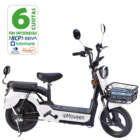 BICIMOTO ELECTRICA MED URBAN 2 BLANCO