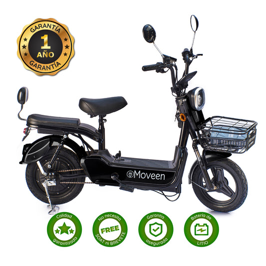 BICIMOTO ELECTRICA MED URBAN 2 LITHIUM NEGRO