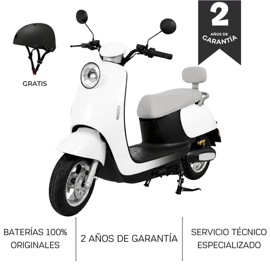 URBAN VINTAGE PRO 1000W COLOR BLANCO + CASCO GRATIS