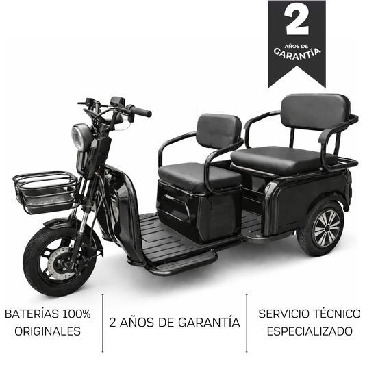 TRIMOTO ELECTRICA URBAN 2 COLOR NEGRO