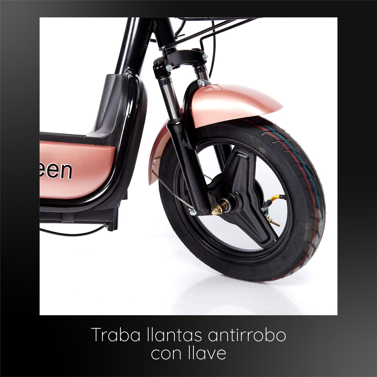 BICIMOTO ELECTRICA MED URBAN SPARK GOLDEN ROSE
