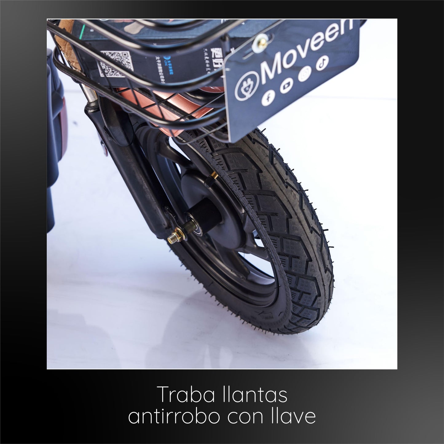 BICIMOTO ELECTRICA MED URBAN SPARK NEGRO