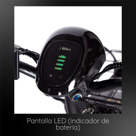BICIMOTO ELECTRICA MED URBAN SPARK NEGRO