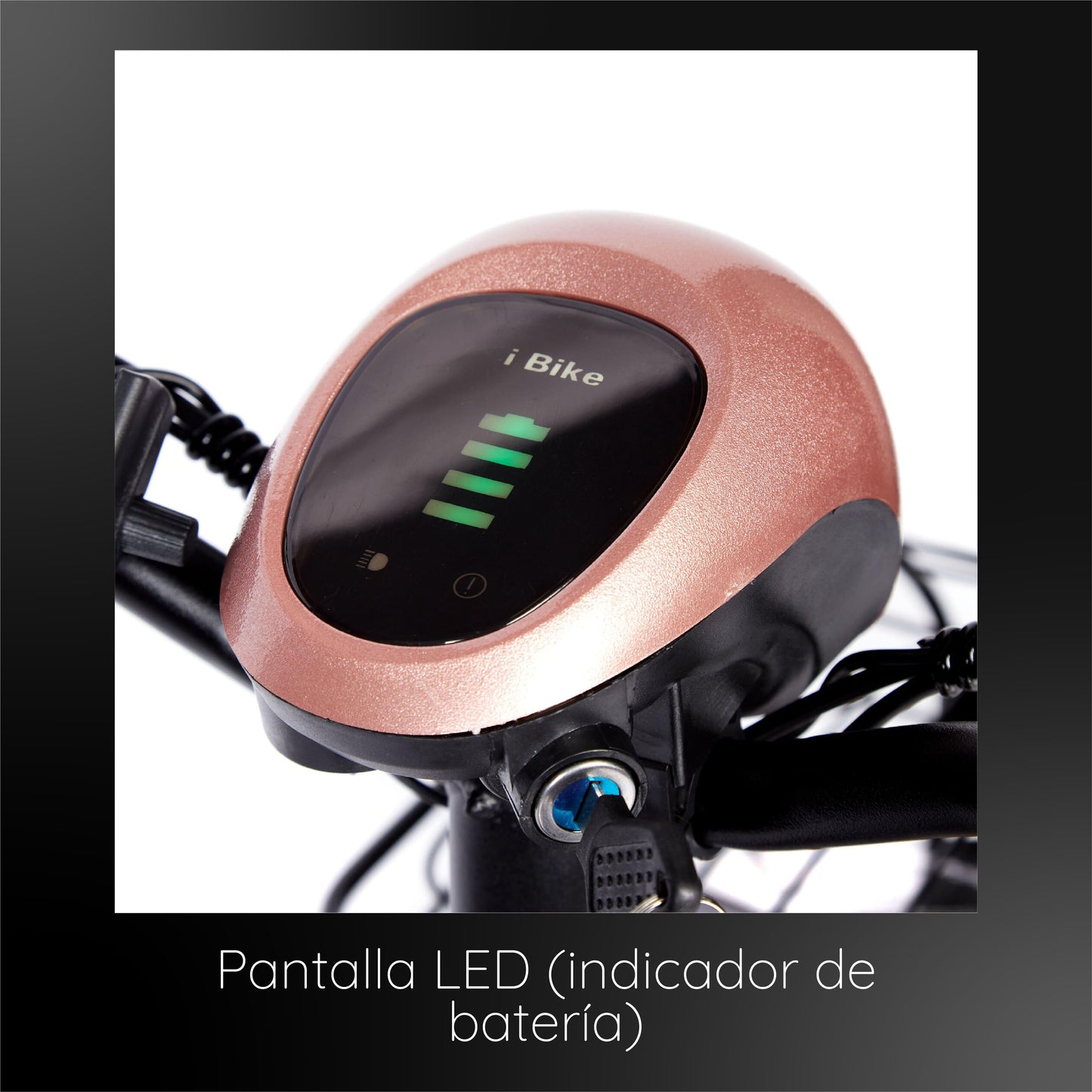 BICIMOTO ELECTRICA MED URBAN SPARK GOLDEN ROSE